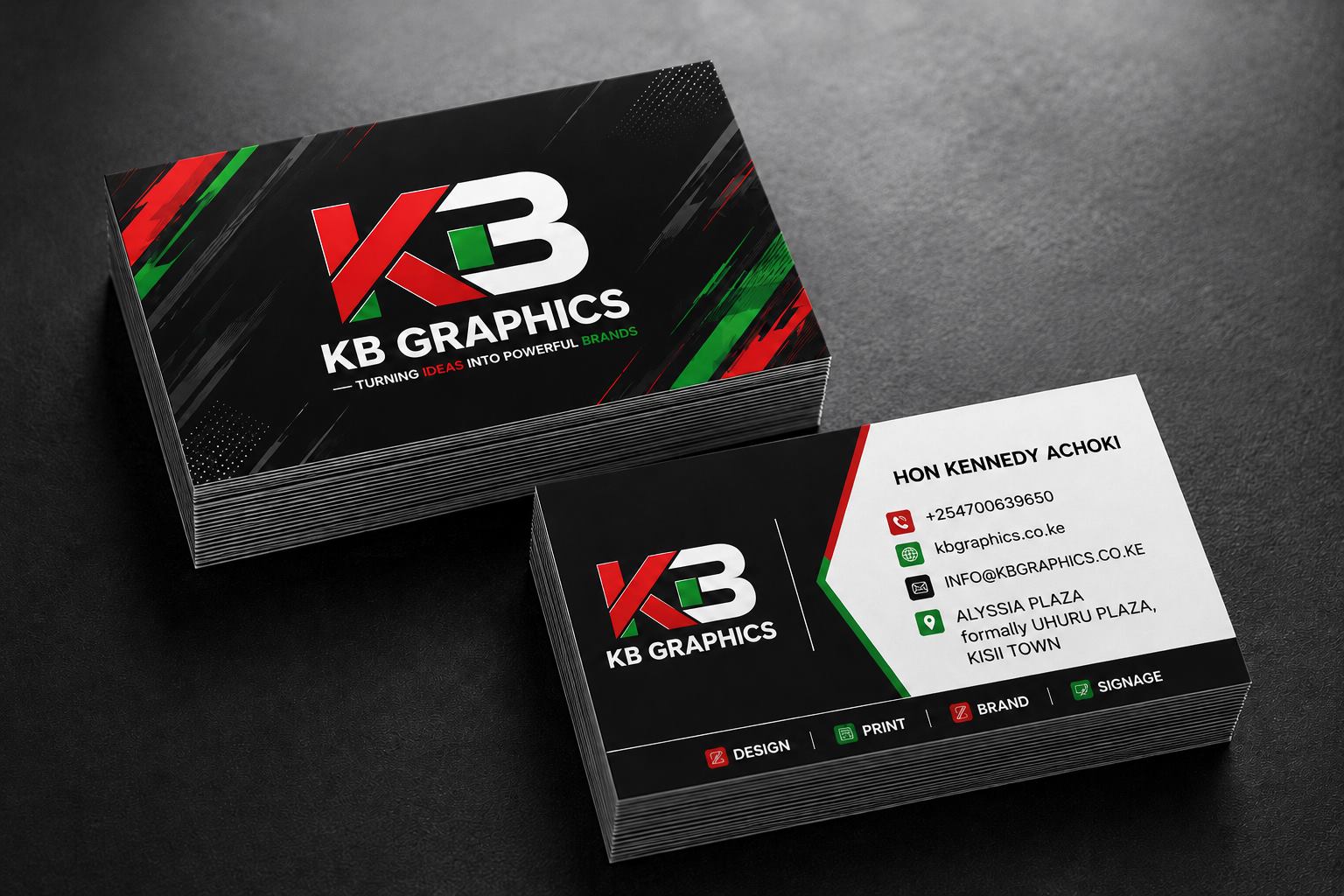 Corporate identity material